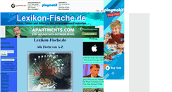 Desktop Screenshot of lexikon-fische.de